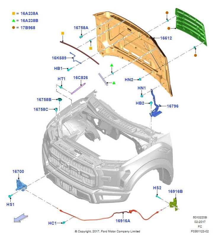 ford f150 body parts diagram