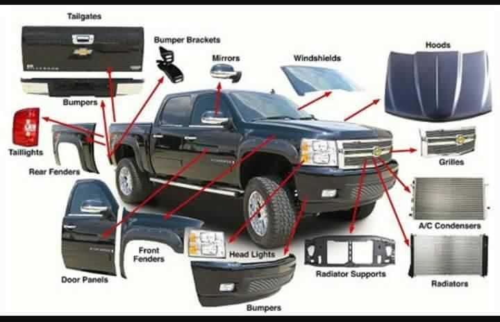 ford f150 body parts diagram
