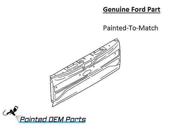 ford tailgate parts diagram ford tailgate parts diagram