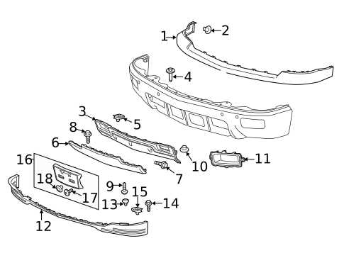 front end chevy silverado parts diagram