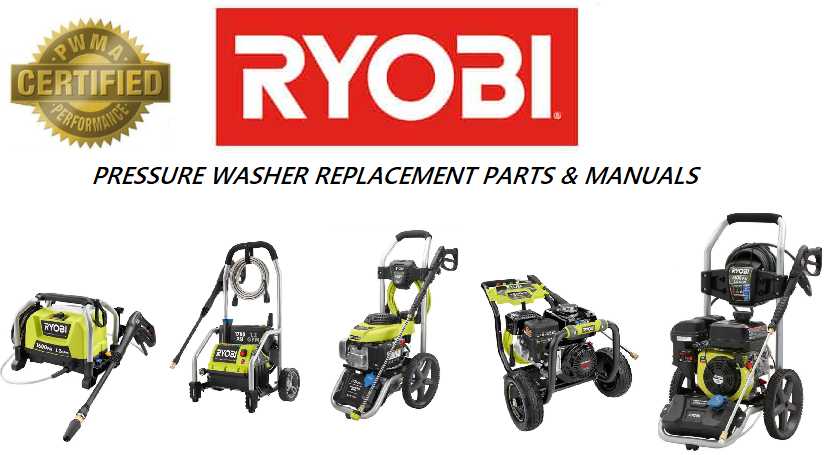 ryobi 2000 psi pressure washer parts diagram