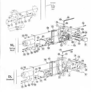 lock parts diagram