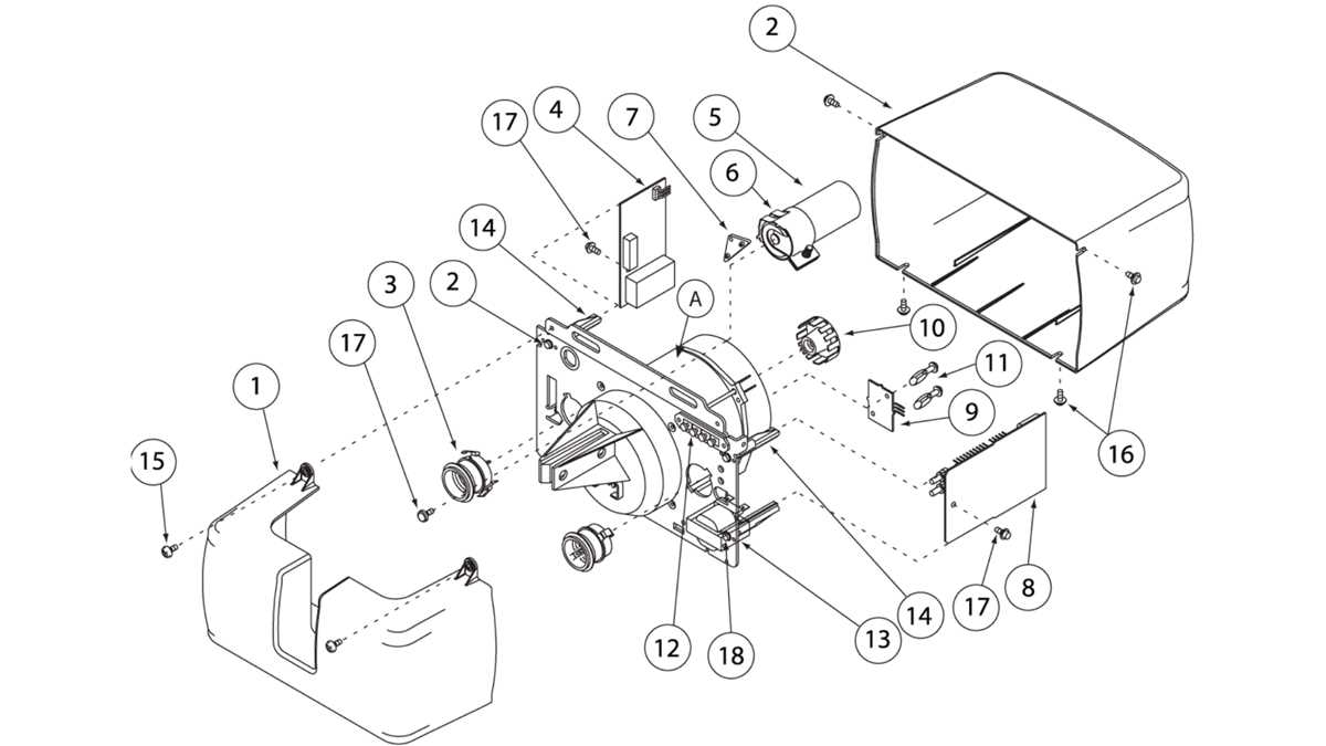 garage door opener diagram parts
