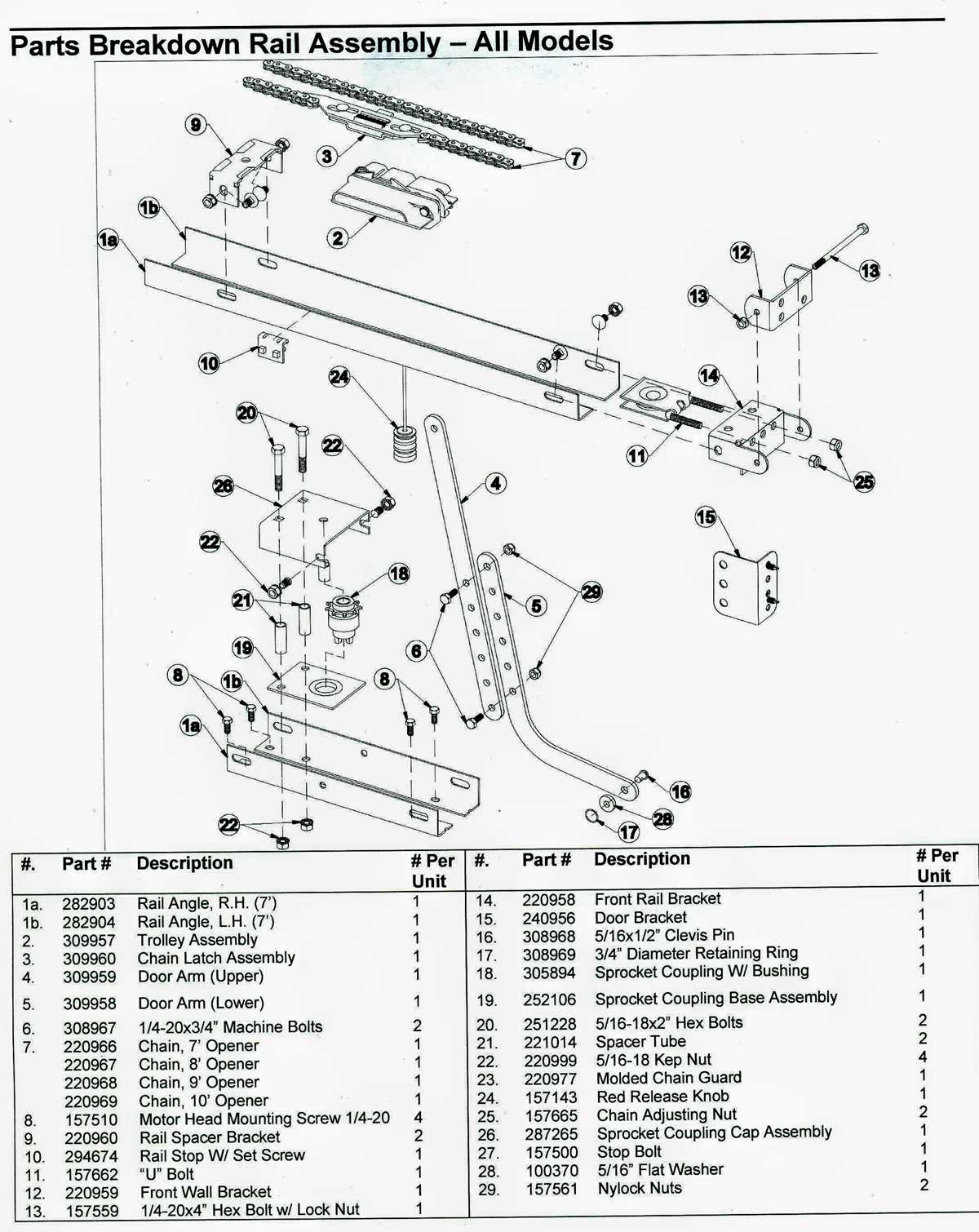 garage door parts diagram garage door parts diagram