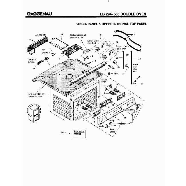 ge range parts diagram