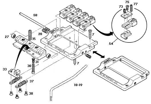 bass parts diagram
