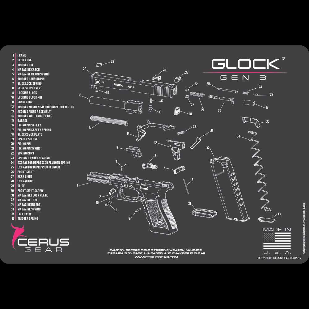 glock 19 lower parts diagram