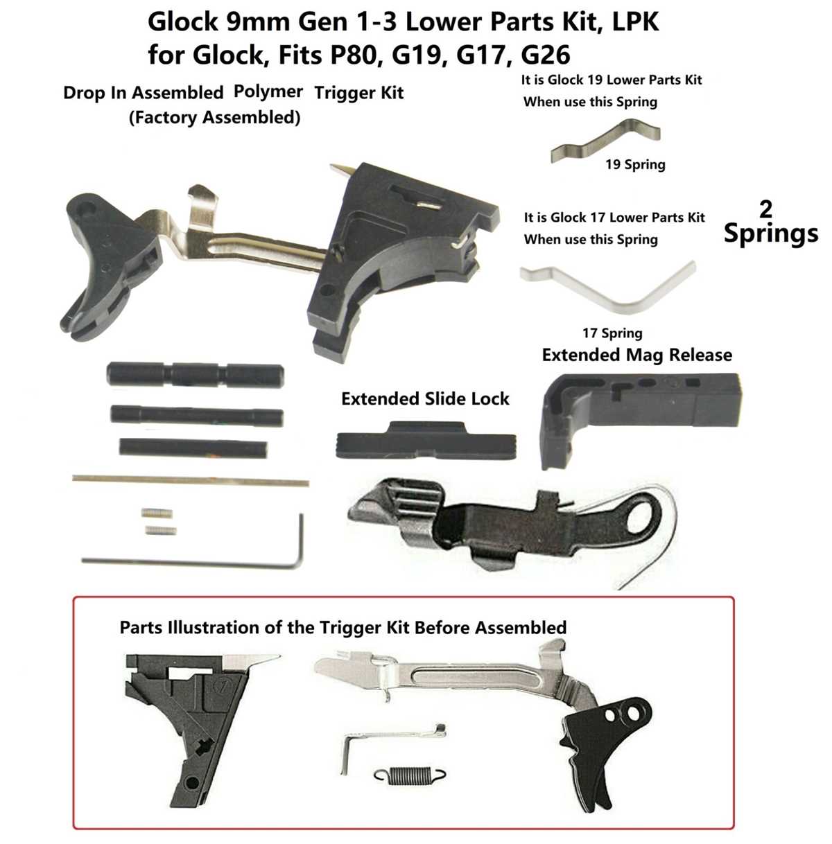 glock 19 lower parts diagram