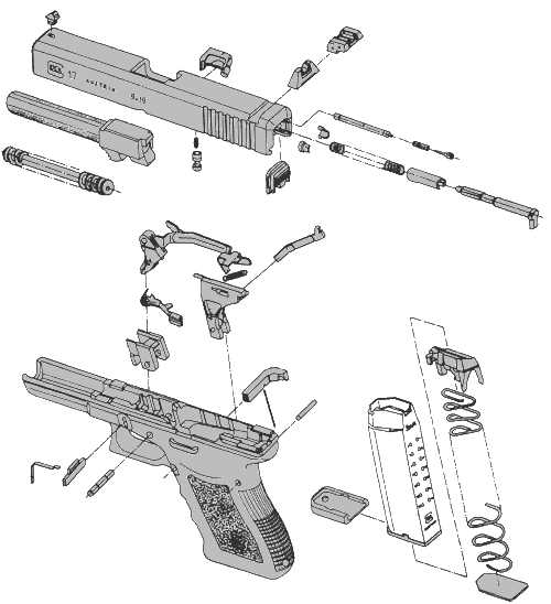 glock slide parts diagram