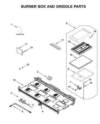 kitchenaid stove parts diagram