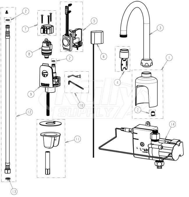 grohe bathroom faucet parts diagram