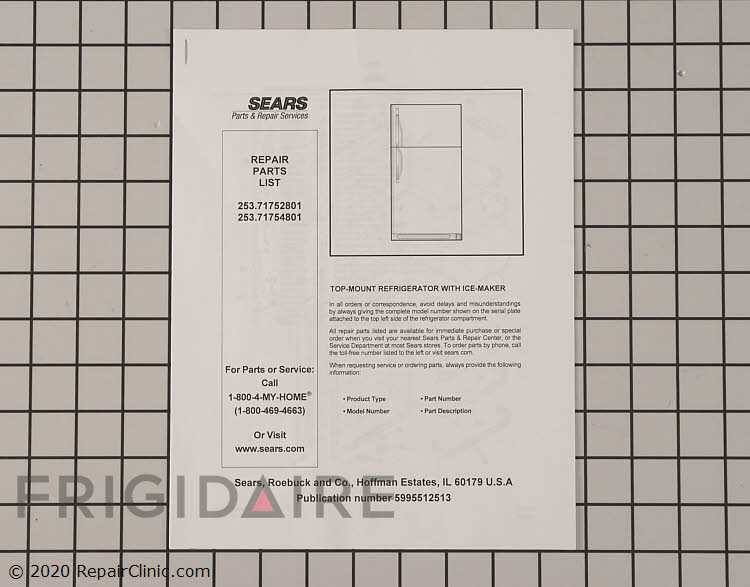 frigidaire freezer parts diagram