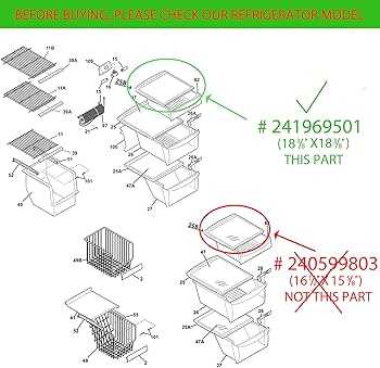 frigidaire refrigerator parts diagram