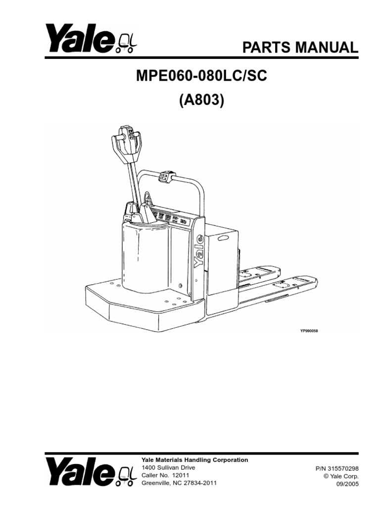 yale forklift parts diagram