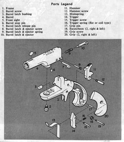 derringer parts diagram derringer parts diagram