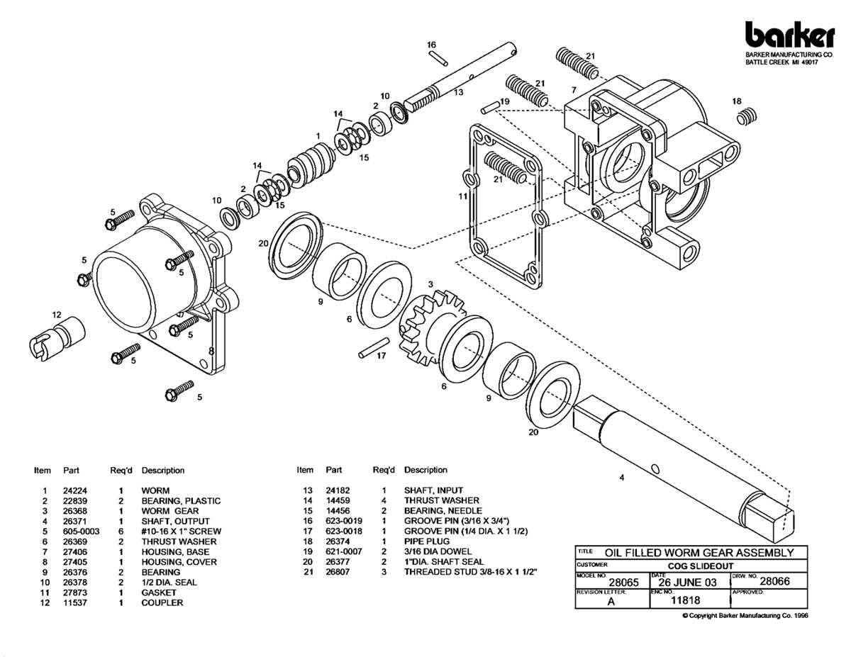 rv slide out parts diagram pdf
