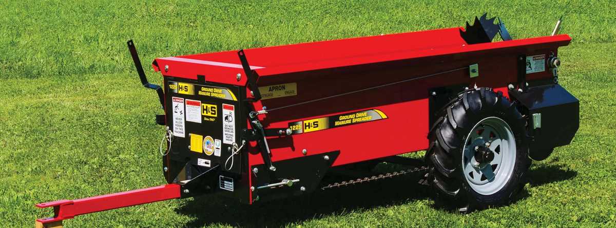 h&s manure spreader parts diagram