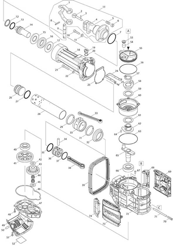 hammer parts diagram