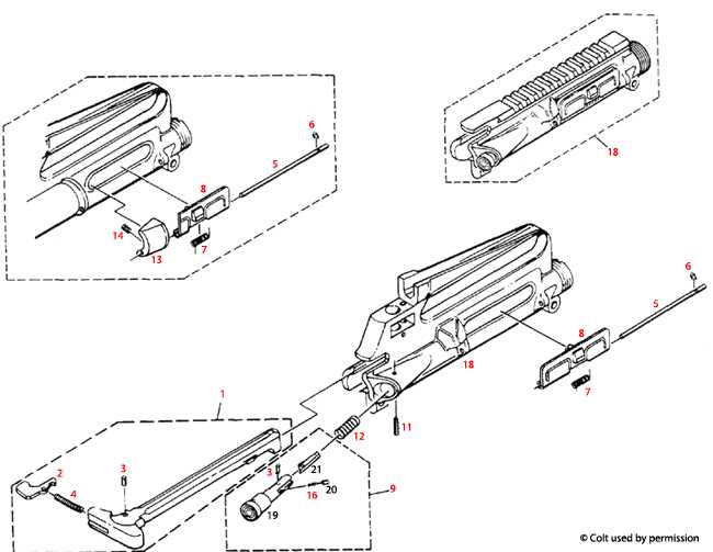 ar15 part diagram