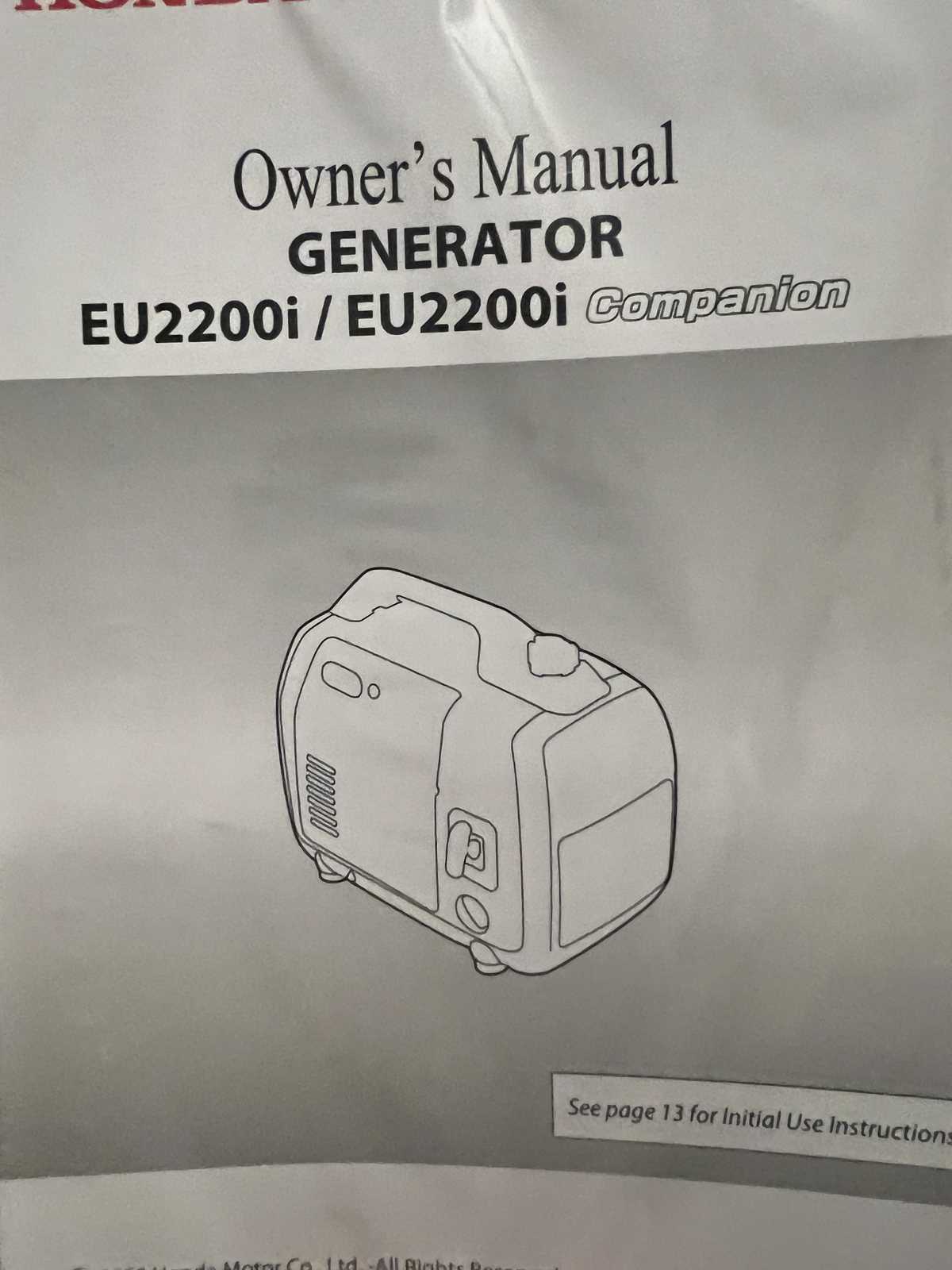 honda eu2200i parts diagram