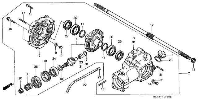 honda foreman parts diagram