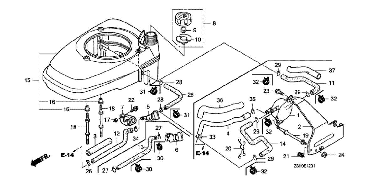 honda gcv 160 parts diagram