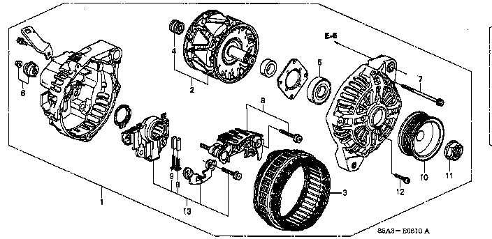 honda generator parts diagram