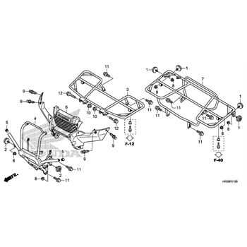 honda rancher 420 parts diagram