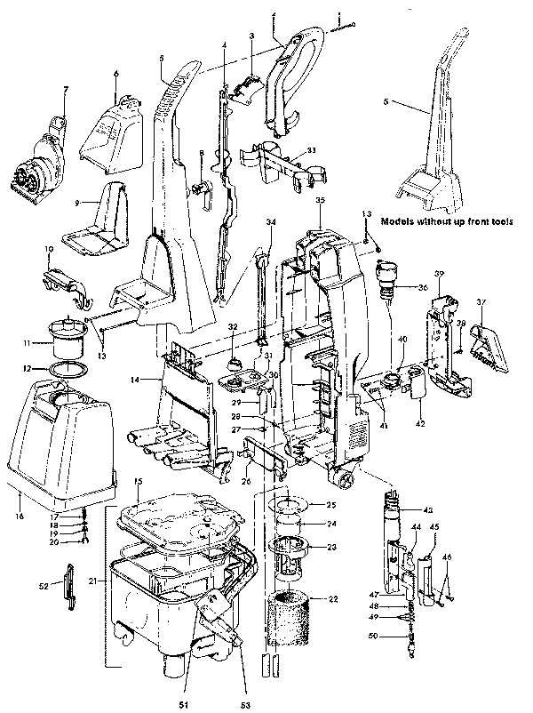 hoover smartwash parts diagram