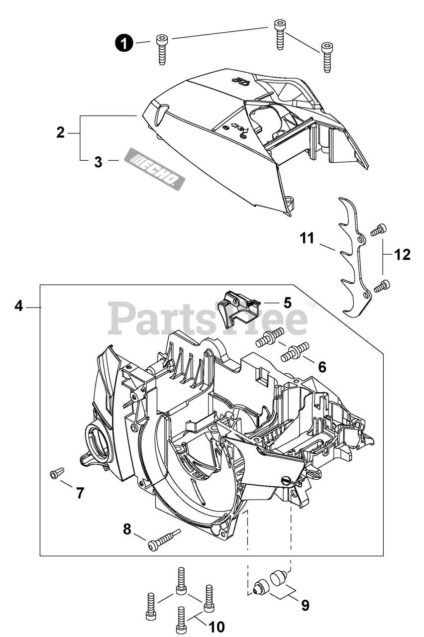 echo chainsaw parts diagram