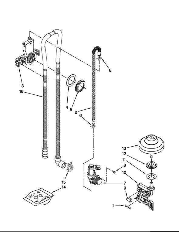 kenmore ultra wash dishwasher parts diagram