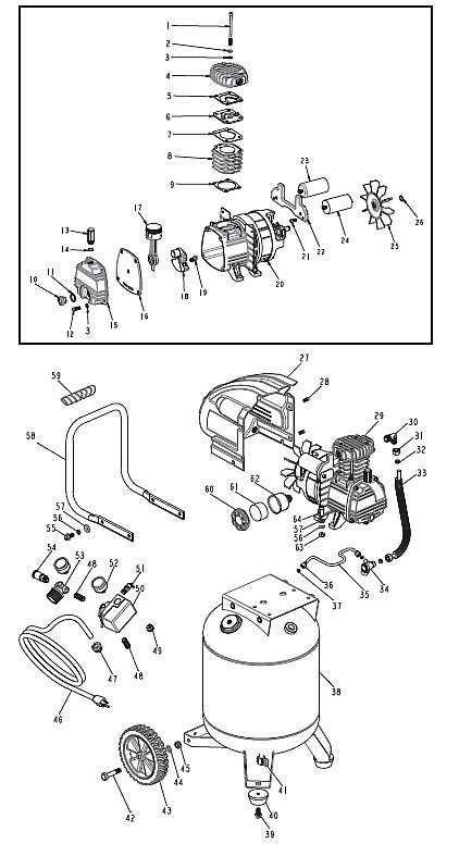 husky pressure washer parts diagram