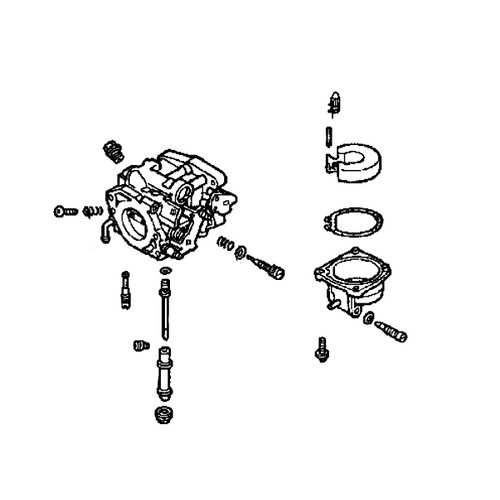 honda gx160 carb parts diagram