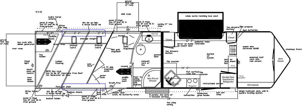 horse trailer parts diagram