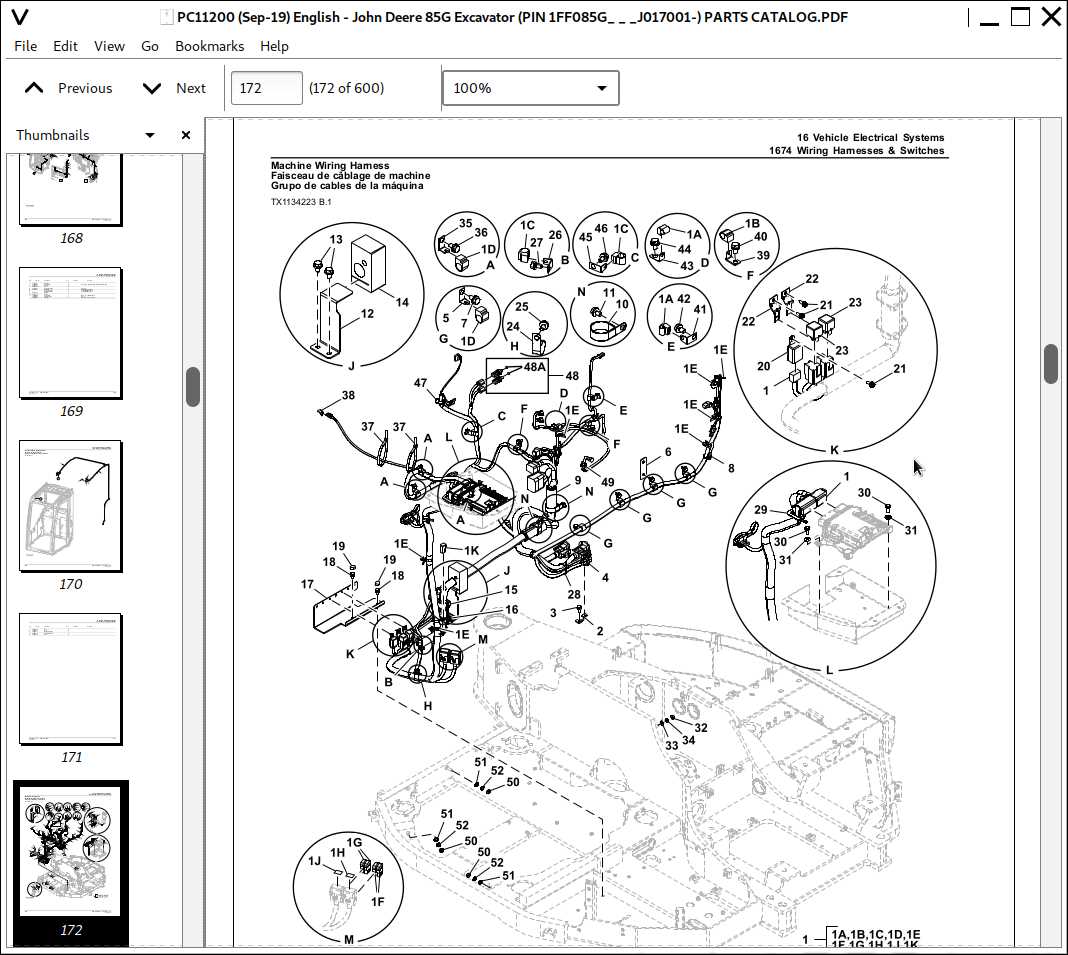 john deere e110 parts diagram