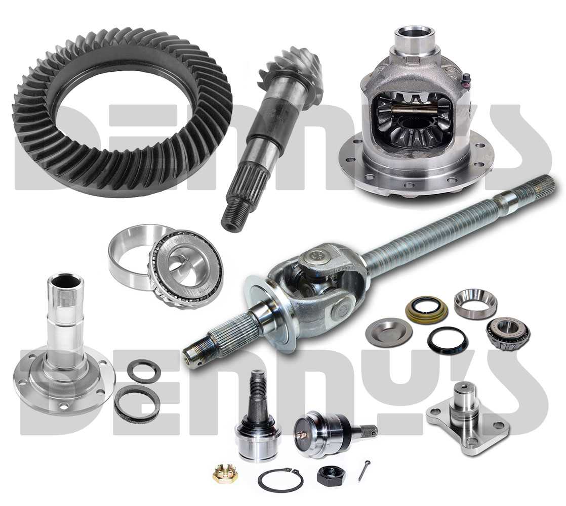 ford dana 44 front axle parts diagram