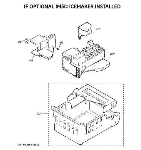 ge opal ice maker parts diagram