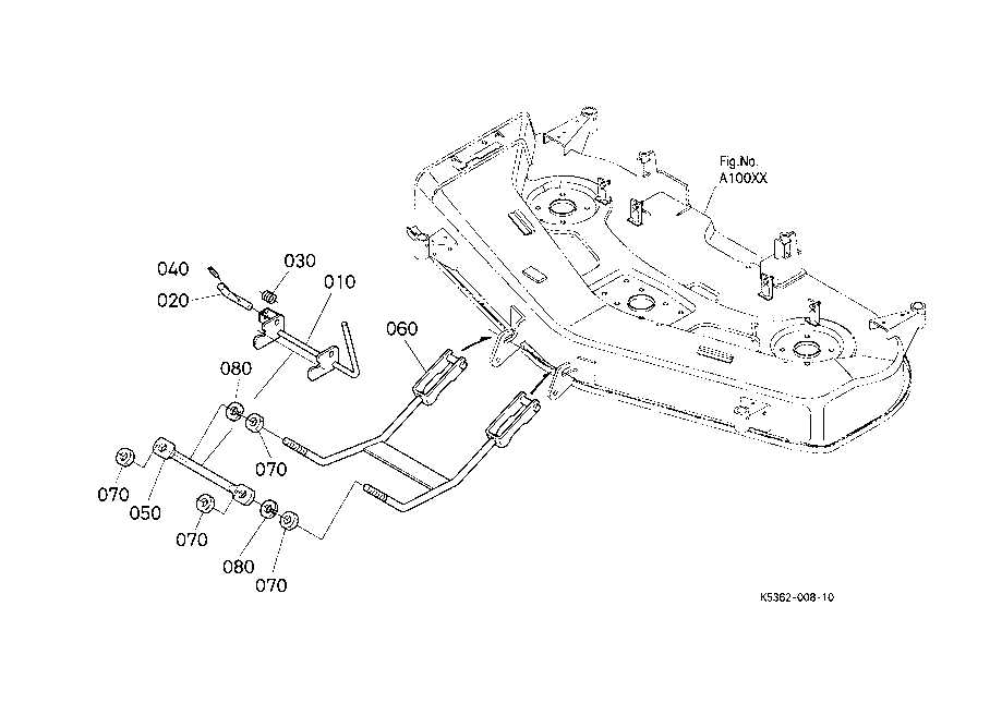 john deere 48 accel deep deck parts diagram