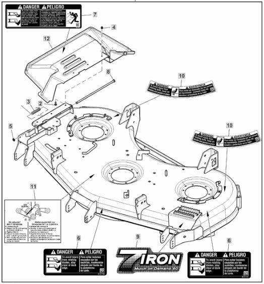 john deere 1025r 60 mower deck parts diagram john deere 1025r 60 mower deck parts diagram