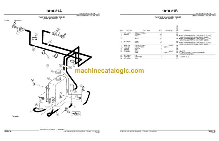 john deere 210 parts diagram