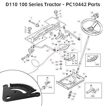 john deere d110 deck parts diagram