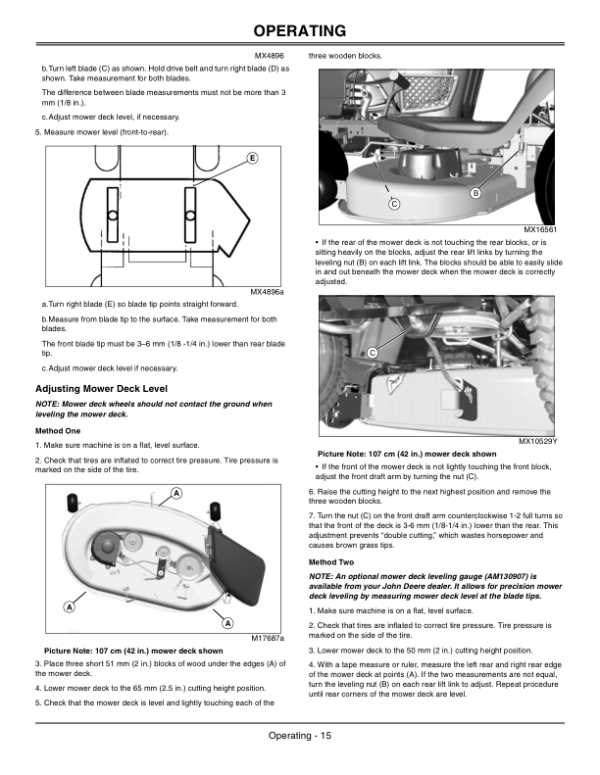 john deere la115 mower deck parts diagram