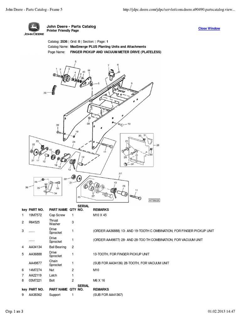 john deere planter parts diagram