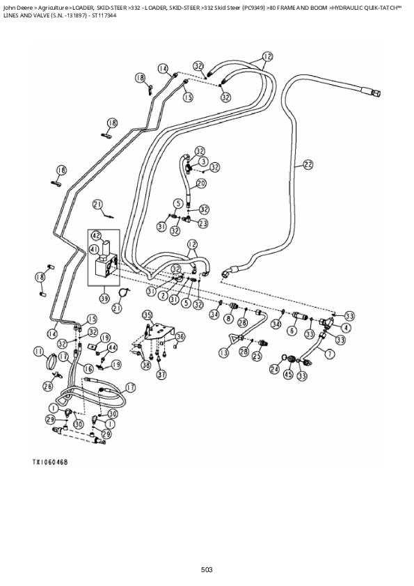 john deere skid steer parts diagram