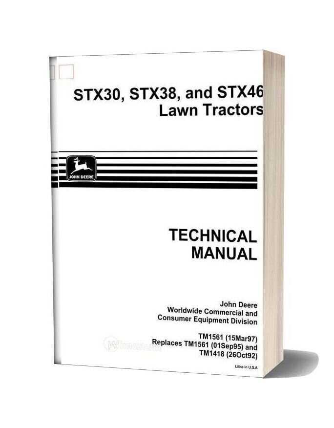 john deere stx38 parts diagram