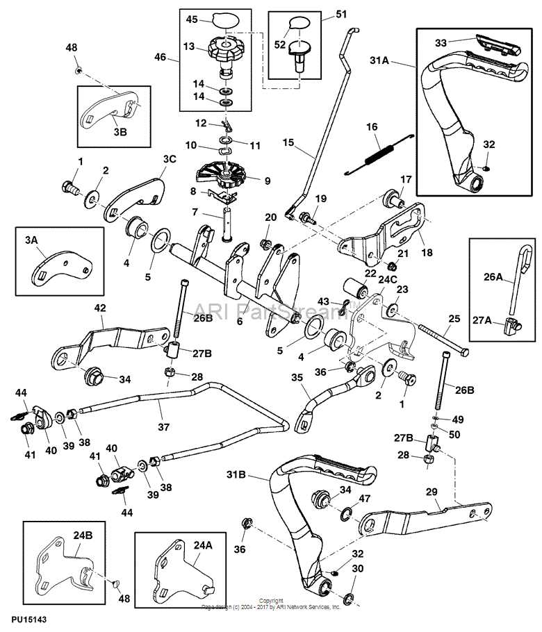 john deere x530 parts diagram
