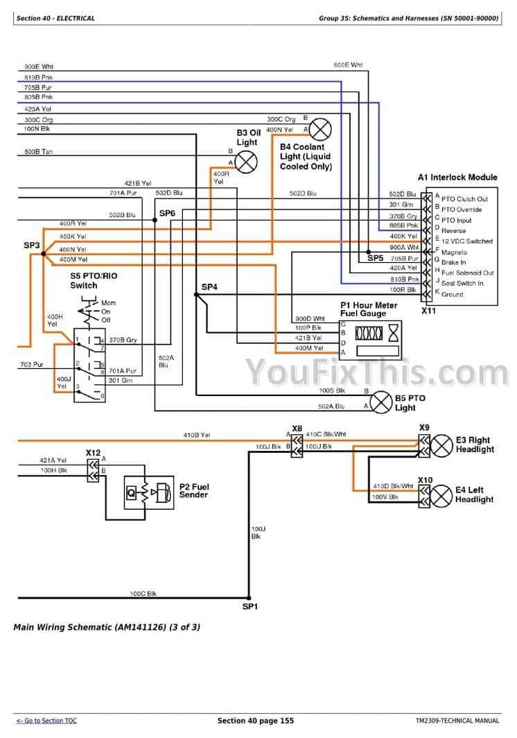 john deere x530 parts diagram