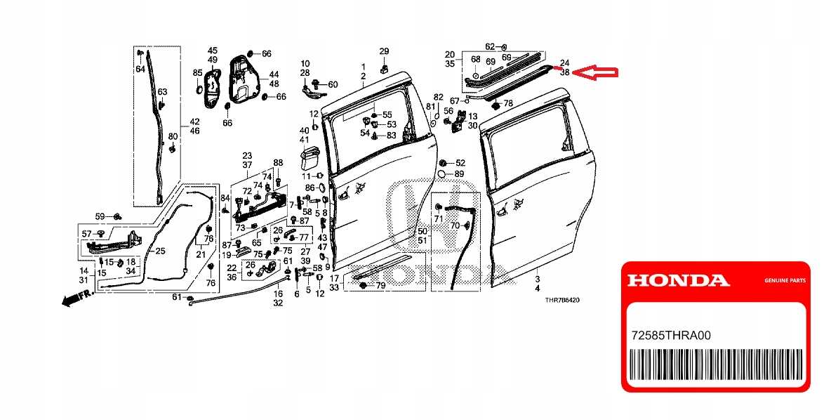 honda odyssey sliding door parts diagram honda odyssey sliding door parts diagram