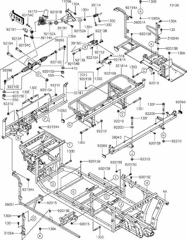 kawasaki mule pro fxt parts diagram