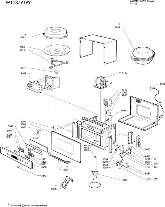 kenmore microwave parts diagram